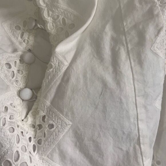 ✨FREE PEOPLE Vanda Cotton Mini Sz Medium Dress✨ - Picture 11 of 13